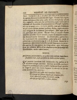 728-739, XXXVII - XLVI