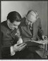 Porträtaufnahme Jaromír Weinberger und John Barbirolli