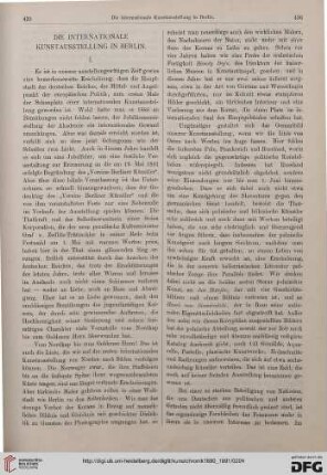 Die internationale Kunstausstellung in Berlin, [1]