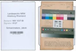 Entnazifizierung Jakob Schoenmakers , geb. 26.05.1912 (Privatdozent)