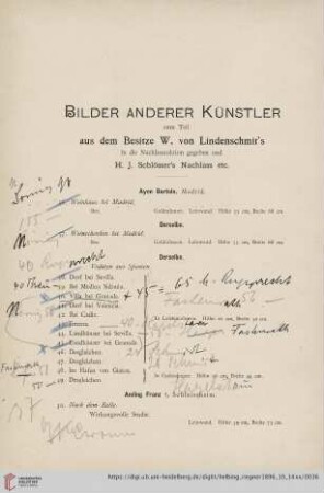 Bilder anderer Künstler (Nr. 36-223)