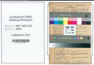 Entnazifizierung Kurt Lutterbach , geb. 25.09.1897 (Ingenieur)
