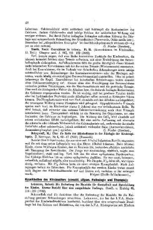 Krankheiten des Kindesalters : (einschl. allgem. Pathologie und Therapie)