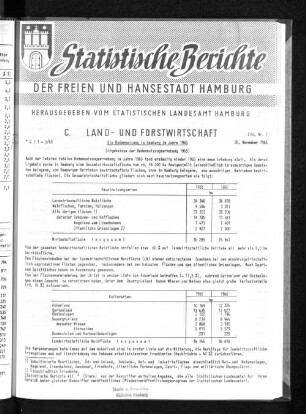 Die Bodennutzung in Hamburg im Jahre 1965 : Lfd. Nr. 2