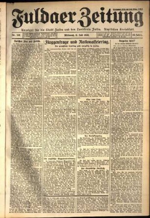 Ausgabe vom Mittwoch, den 11. Juli 1928.