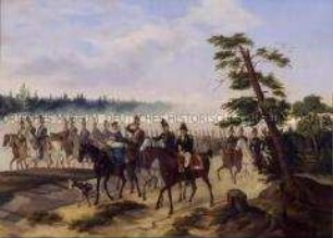 Szene aus dem Russlandfeldzug im Sommer 1812
