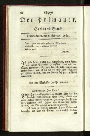 Sechstes Stück.