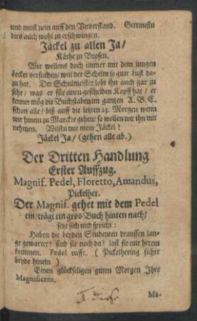 Der Dritten Handlung