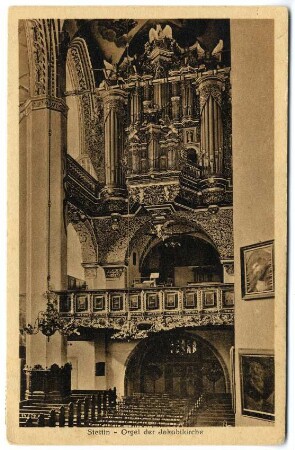 Stettin - Orgel der Jakobikirche