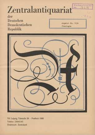 Nr. 1034: Theologie