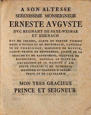 Dissertatio Avspicalis De Ordinationibvs Politiae Et Ivstitiae Serenissimorvm Saxoniae Ernestinae Dvcvm : = Von Den Policey- und Justitz-Verordnungen der Sächischen Fürsten Ernestinischer Linie