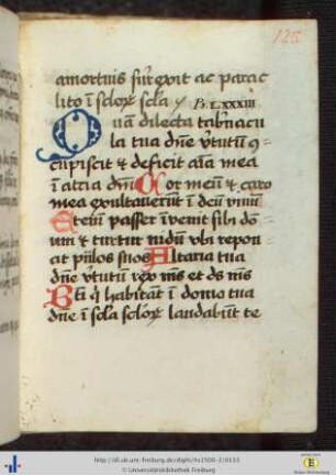 Psalmus LXXXIII.