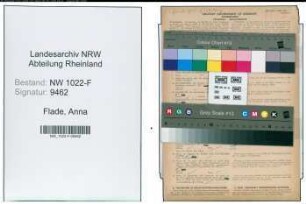 Entnazifizierung Anna Flade , geb. 19.04.1889 (Heilsarmistin)