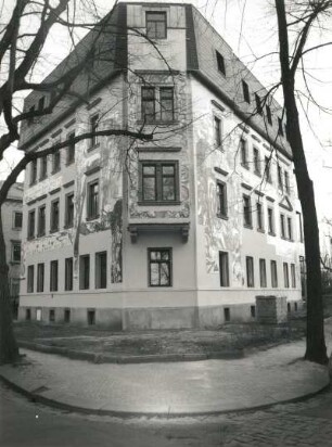 Dresden-Trachau, Cottbuser Straße 5 und Stephanstraße 7. Doppelwohnhaus