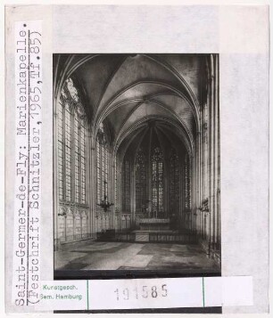 Saint-Germer-de-Fly: Damenstiftskapelle, Inneres nach Osten