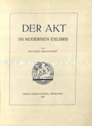 Buch über Aktdarstellungen auf Exlibris