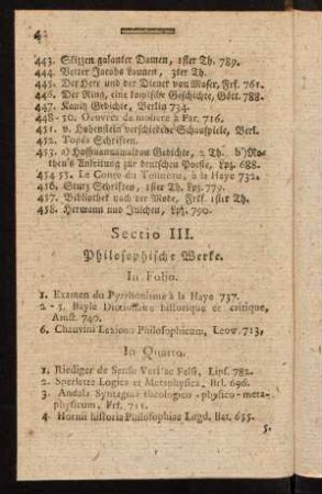 42-51, Sectio III.: Philosophische Werke