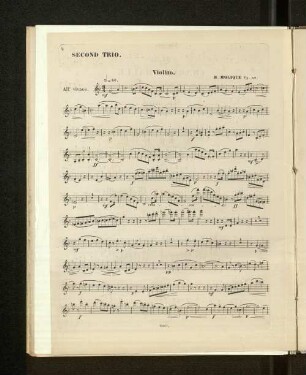 Second Trio. Violino.