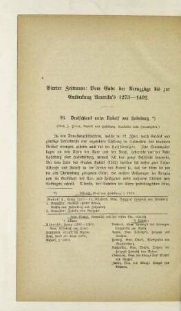 98. Deutschland unter Rudolf von Habsburg