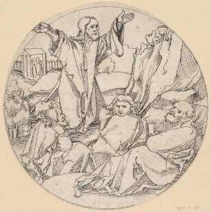 Christus und die Jünger am Ölberg