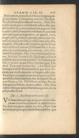 Cap. 11, de rectione verbi iudicialis.