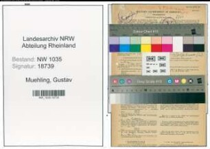 Entnazifizierung Gustav Muehling , geb. 20.11.1902 (Schlosser)
