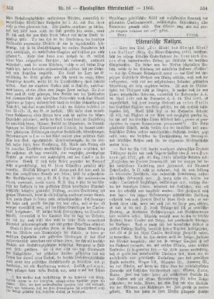 534-536 Literarische Notizen
