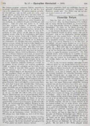 534-536 Literarische Notizen