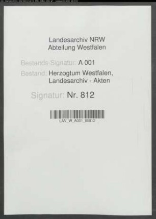 Besichtigung, Wiederaufbau und Neubau des kfl. Hauses Menden durch den Pfandinhaber Eberhard Grafen zu Solms, Landdrost in Westfalen