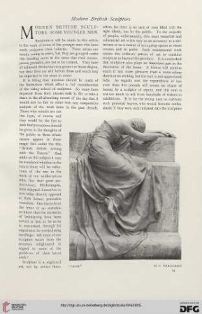67: Modern british sculptors : Some younger man
