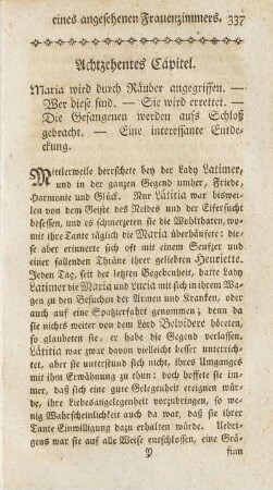 Achtzehntes Capitel