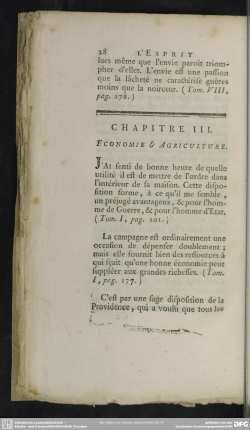 Chapitre III. Economie & Agriculture