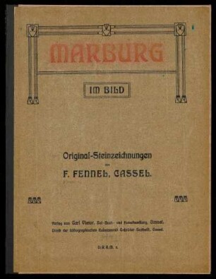 Marburg im Bild : Original-Steinzeichnungen