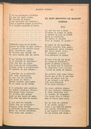 XIII - [El hijo segundo de Martín Fierro empieza a contar su vida]