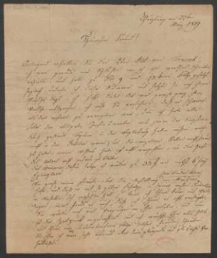 Brief an B. Schott's Söhne : 22.03.1819