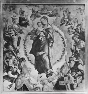 Wildensteiner Altar — Madonna mit den vierzehn Nothelfern