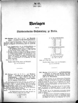 No. 43 (300-306), 9. Mai 1881