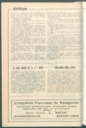 Contestando varias cartas