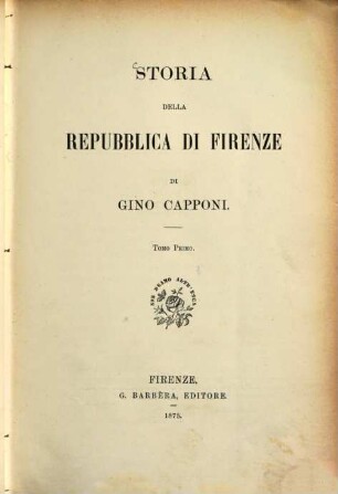 Storia della Repubblica di Firenze, 1
