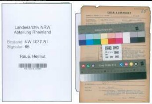 Entnazifizierung Helmut Raue , geb. 00.00.0000 (Amtsgerichtsrat)
