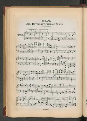 No.9. Entre-Act, Chor und Scene.