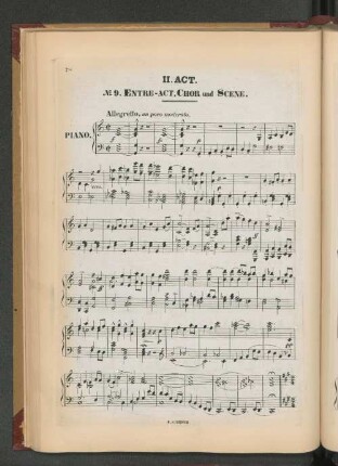No.9. Entre-Act, Chor und Scene.