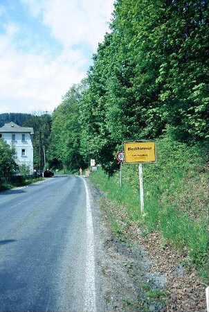 Ortseingangsbereich aus Haselbach/Eschenthal kommend
