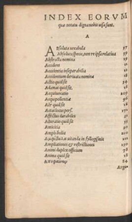 Index Eorum quae notatu digna nobis visa sunt.