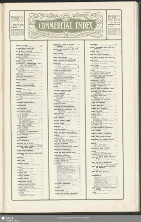 Commercial Index (in English)
