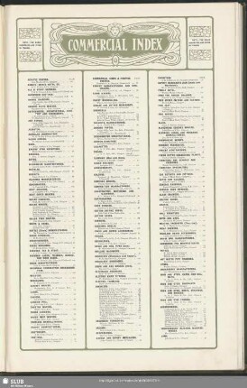 Commercial Index (in English)