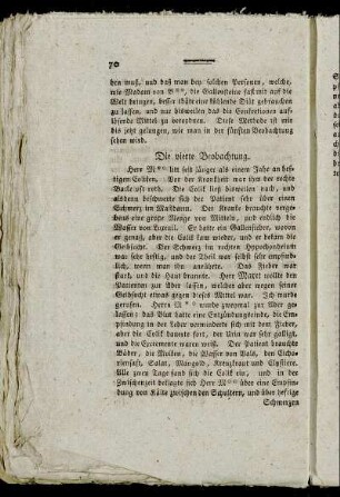 Die vierte Beobachtung.