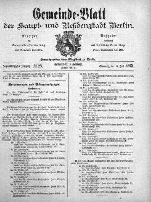 1895,28: No. 28, 14. Juli 1895