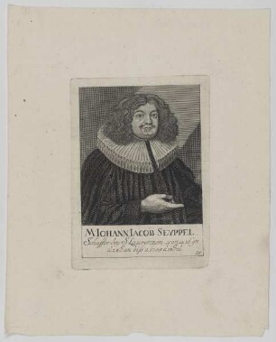 Bildnis des Iohan Iacob Seyppel