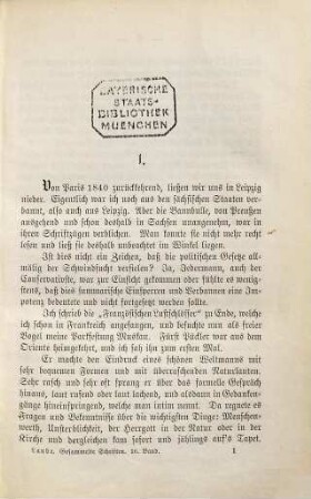 Heinrich Laube's gesammelte Schriften : in 16 Bänden, 16. Erinnerungen 1841 - 1881